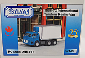 Sylvan Scale Models V-340 HO Scale - 1956/72 IHC-190 Tandem Reefer Van - Unpainted and Resin Cast Kit