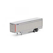 Athearn 29465 - HO 40Ft Drop Sill Parcel Trailer - UPS/ Red #87612