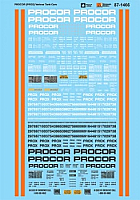 Microscale 871466 - HO Procor PROX Various Tank Cars - Waterslide Decals