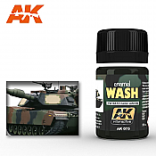 AK Interactive 075 NATO Vehicle Wash Enamel Paint 35ml