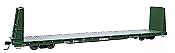 Walthers Mainline 50603 - HO RTR 68Ft Bulkhead Flatcar - BC Rail #66584