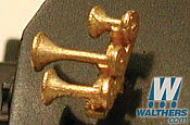 Cal Scale 643 HO - Nathan K3 K3LA 3-Chime Air Horn - Lost Wax Brass Casting