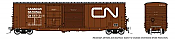 Rapido 173003 - HO NSC 5304 Boxcar - Canadian National (Late 80s Repaint) (6pkg)