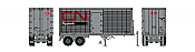 Rapido 403088 - HO 26Ft Can-Car Dry-Van Trailer w/ Side Door - CN Piggyback #260003