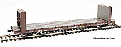Walthers Mainline 5846 - HO RTR 60Ft Pullman-Standard Bulkhead Flatcar (48Ft IL) - Trailer Train #91921