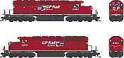 Bowser 25328 - HO GMD SD40-2 - DCC Ready - CP Rail: Dual Flags #6001