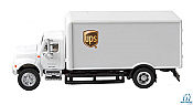 Walthers SceneMaster 11295 HO - International 4900 Single - Axle Box Van - Assembled UPS Cartage Services