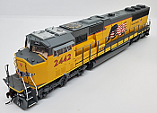 Athearn Genesis G8523 - HO SD60M Wide Cab Diesel - DCC & Sound - Union Pacific, Flag #2457