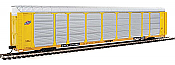 Walthers Proto 101418 - HO 89ft Thrall Enclosed Tri-Level Auto Carrier - Chicago & North Western/ETTX Flat #701581