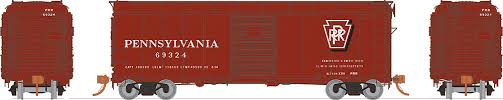 Rapido 123003-F HO Scale - PRR X31A Single-Door Boxcar: Shadow Keystone, Early - Single Car #7664...