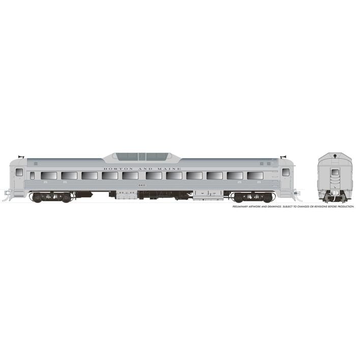 Rapido 16306 - HO RDC-9 - DC/Silent - Boston & Maine - McGinnis #6911