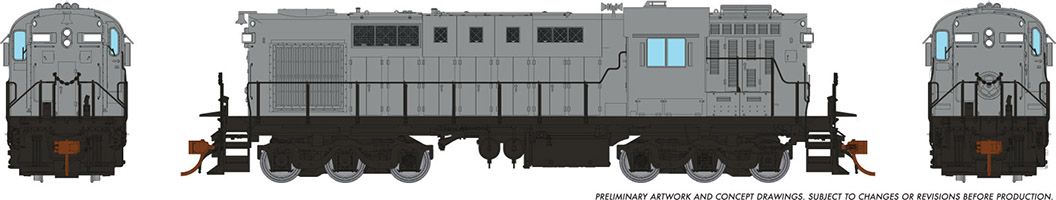 Rapido 32546 HO - RSC-14, DCC & Sound - Undecorated
