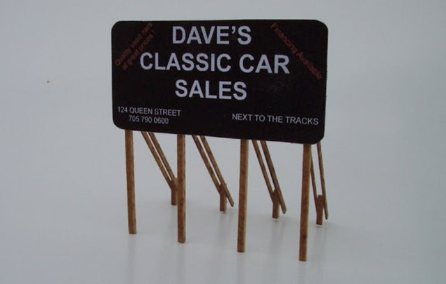 Osborn Model Kits 1024 - HO Standard Bill Board - Kit