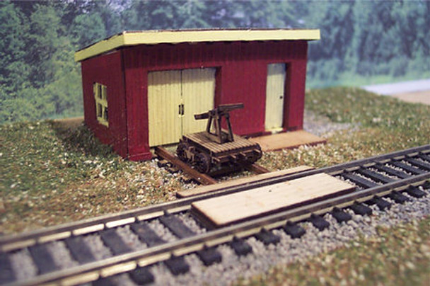 Osborn Model Kits 1108 - HO Maintenance of Way Shed - Kit