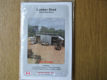 Osborn Model Kits 1118 - HO Lumber Shed W/ Cutting Station - Kit