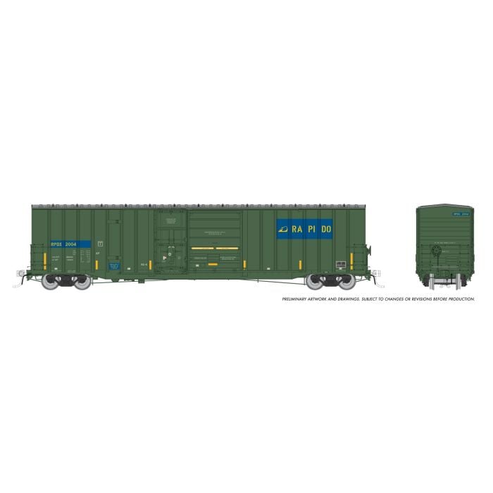 Rapido 191005 - HO Trenton Works 6637cuft boxcar: Rapido Trains: #2004 Single Car