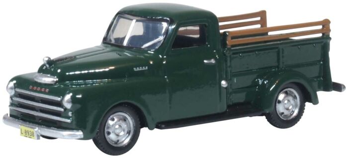 Oxford Diecast 87DP48002 - HO 1948 Dodge B-1B Pickup Truck - Dark Green