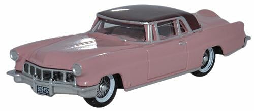 Oxford Diecast 87LC56002 - HO 1956 Lincoln Continental MkII - Amethyst, Dubonnet