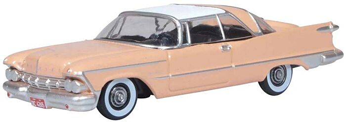 Oxford Diecast 87IC59001 - HO 1959 Imperial Crown 2-Door Hardtop - Persian Pink