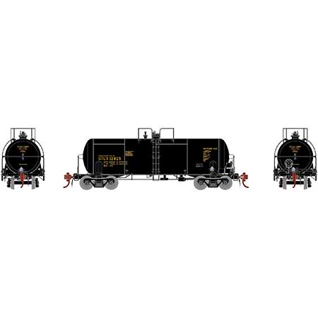 Athearn Genesis G25763 - HO 13,600 Gallon Acid Tank Car - Union Tank Car/Black (UTLX) #13825