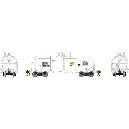 Athearn Genesis G25768 - HO 13,600 Gallon Acid Tank Car - Union Tank Car/White (UTLX) #11745