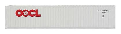 Intermountain Railway 30260-04 HO Scale 40Ft Corrugated Container OOCL 2pk