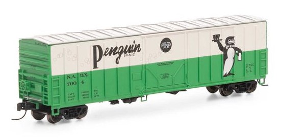 Athearn 3872 - N Scale 50Ft NACC Box - Penguin Ginger Ale #7004