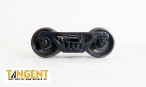 Tangent Scale Models HO 401- 100-Ton Barber S-2 Trucks - 36In Blackened Semi-Scale Tread - All Me...