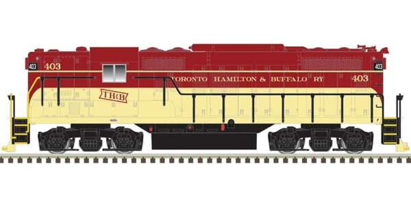 Atlas 40005353 - N Scale GP-9 w/Turbo Tubes - Silver Standard DC - Toronto Hamilton & Buffalo TH&...