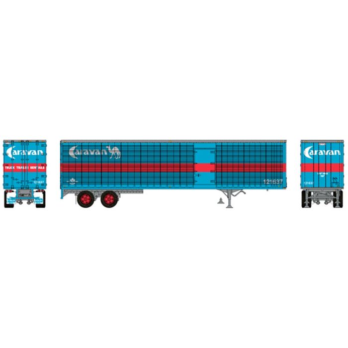 Rapido 403116 - HO 45' Trailmobile Dry Van Trailer w/side door: Caravan Leasing: #121641