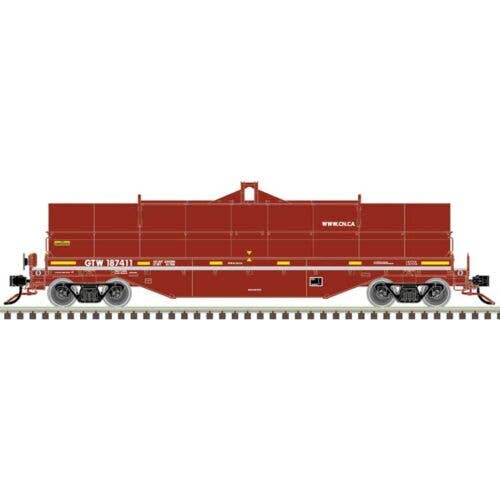 Atlas 50006770 - N Scale 42' Coil Steel Car with Fishbelly Side Sill - Ready to Run - Master(R) -...