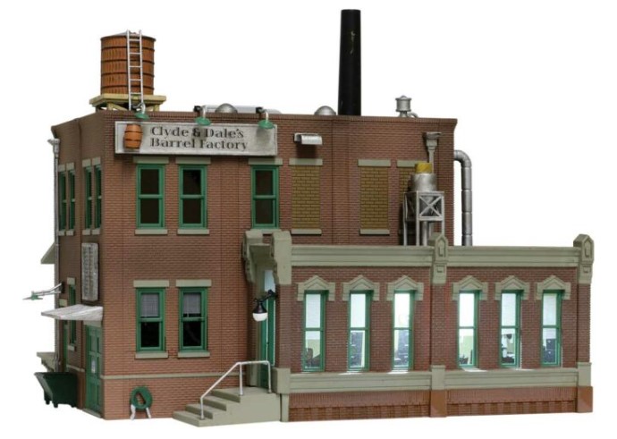 Woodland Scenics 4924 - N Clyde & Dales Barrel Factory - Built-&-Ready(R) Landmark Structures(R) ...