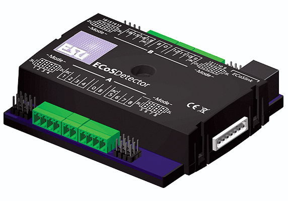 ESU 50094 - All Scale ECoSDetector Feedback Module - 16 Digital Inputs For 2-Rail or 3-Rail Opera...