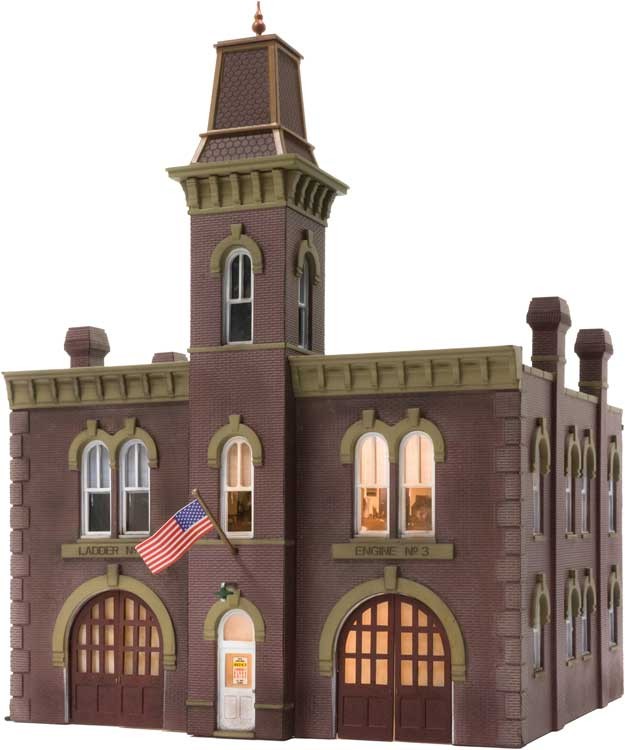 Woodland Scenics 5034 - HO Built-&-Ready Landmark Structures - Firehouse