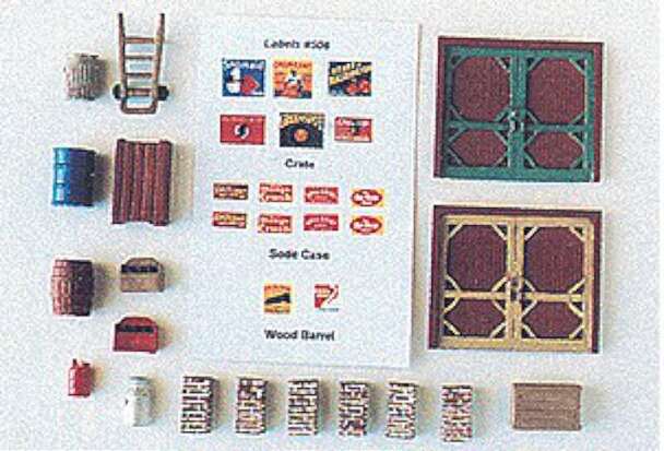 JL Innovative 506 - HO Loading Dock Detail Set (18)