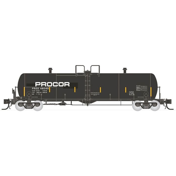Rapido 535006-3 - N Procor 20,000 Gallon Tank Cars, Procor (PROX) #46054