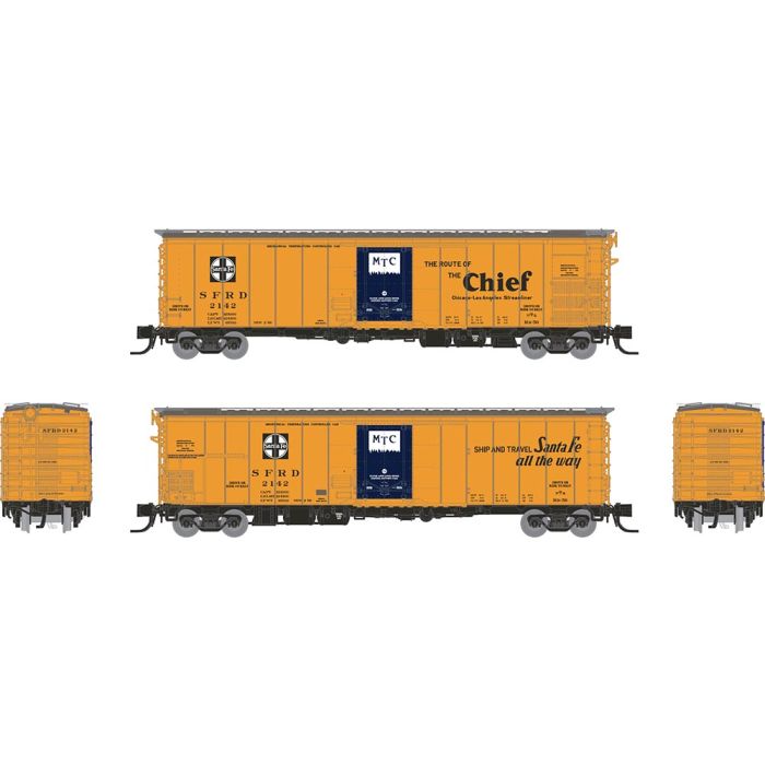 Rapido 561004-1 - N Santa Fe RR-56 Mechanical Reefer: Chief Slogan: Single Car #2142