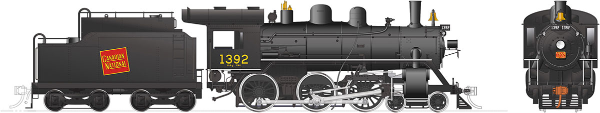 Rapido 603008 - HO H-6-G - DC/Silent - Canadian National Railway (Tilted Wafer) #1392