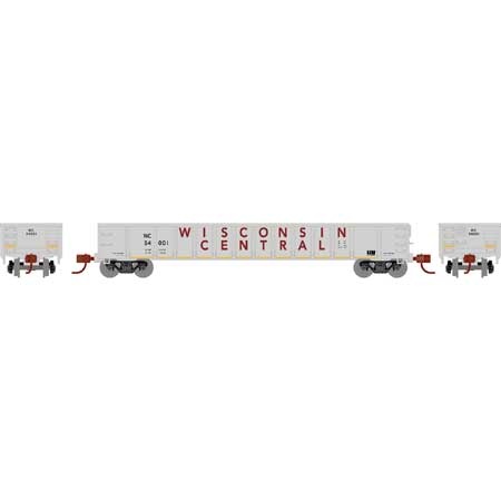 Athearn 8394 - HO RTR 52Ft Mill Gondola - Wisconsin Central #54241
