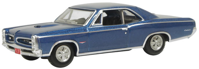 Oxford Diecast 87PG66001 - HO 1966 Pontiac Fontane - Blue