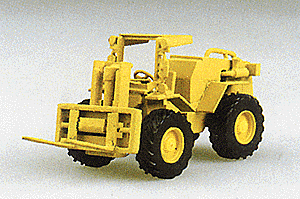 Trident Miniatures 90094 - HO Articulated Fork Lift - Kit - Yellow