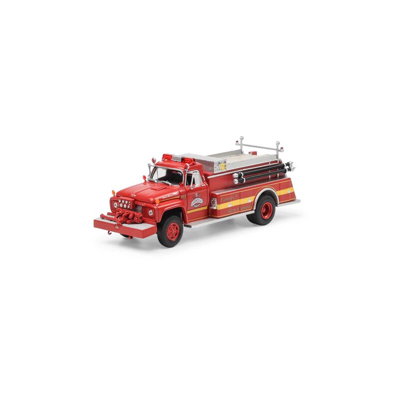 Athearn 4576 - HO Ford F-850 Fire Truck, Firehouse Diner #911