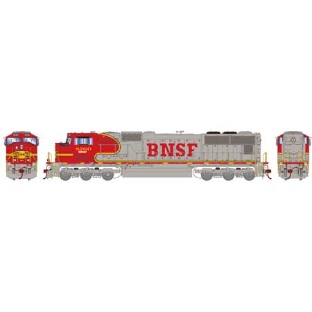 Athearn Genesis G70542 - HO SD75M Diesel, DCC Ready, BNSF/Warbonnet #8260