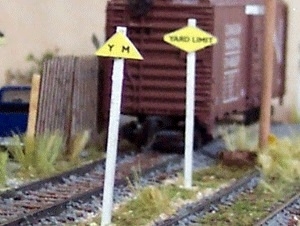 Osborn Model Kits 1053 - HO Yard Limit Signs - Kit