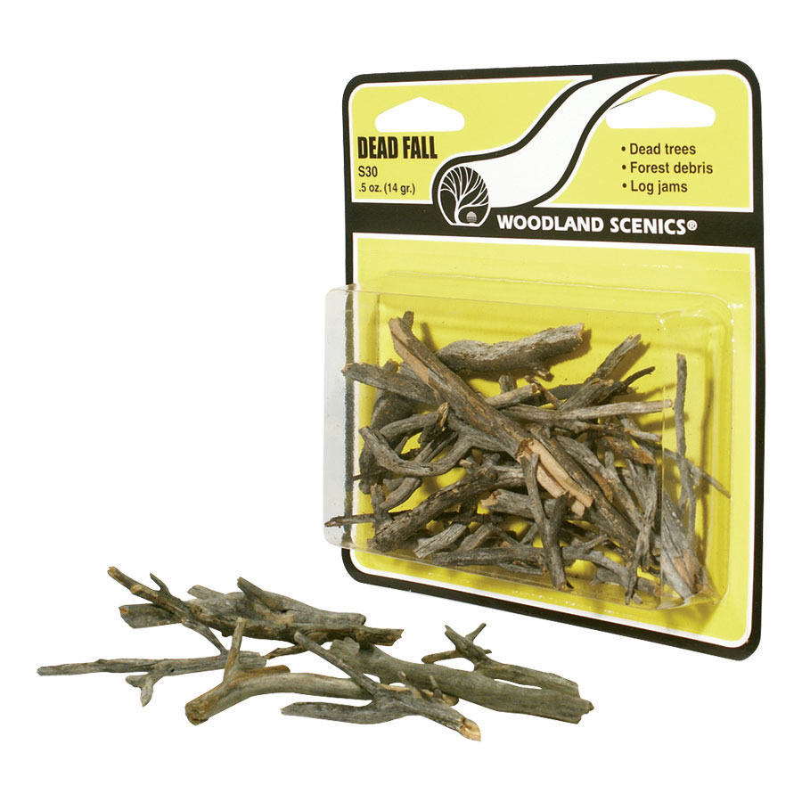 Woodland Scenics 30 - All Scale, Dead Fall - 0.5oz