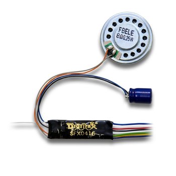Digitrax SFX0416 - 1 Amp HO/N SoundFX & Function Decoder