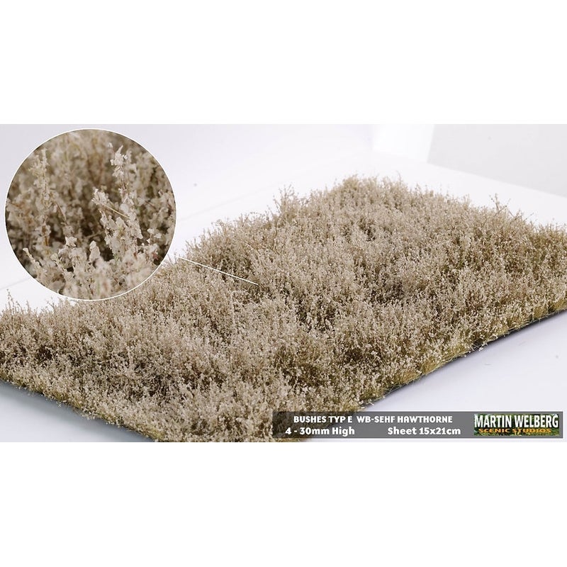 Martin Welberg Scenic Studios WB-SEHF - Bushes - Hawthorne - Type E