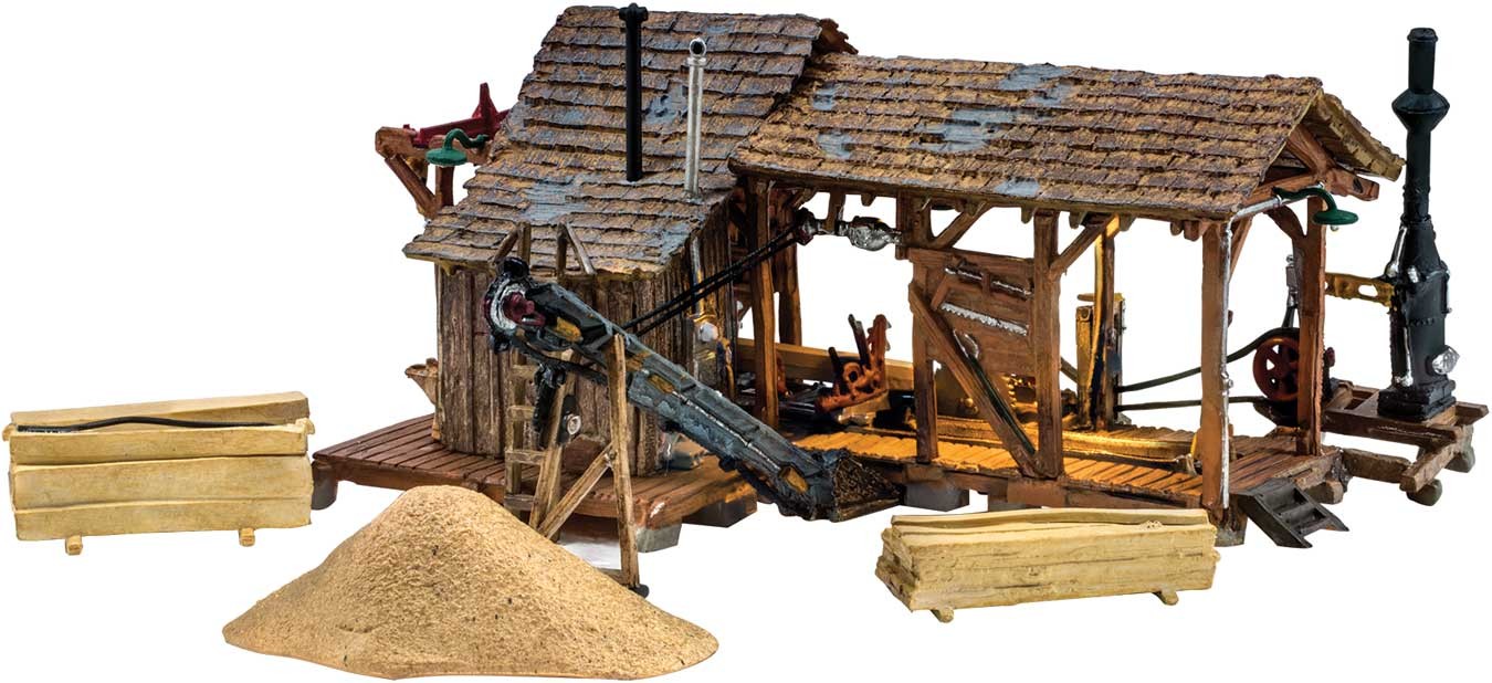 Woodland Scenics 5044 - HO Built-&-Ready Landmark Structures - Buzzs Sawmill