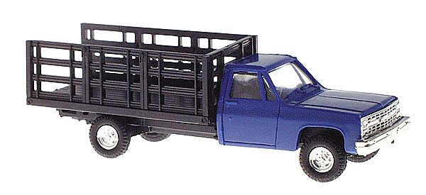 Trident Miniatures 901532 - Chevrolet Pick-Up with Stakebed Body -- Blue