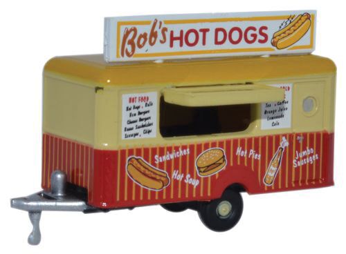 Oxford Diecast NTRAIL001 N Scale Oxford Diecast -N Scale Concession Trailer - Assembled -- Bobs H...
